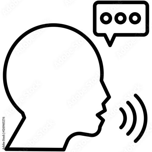 Speaking Icon