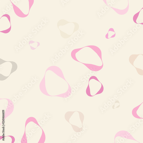 Pattern with abstract shapes. Abstract background. Vector shapes.