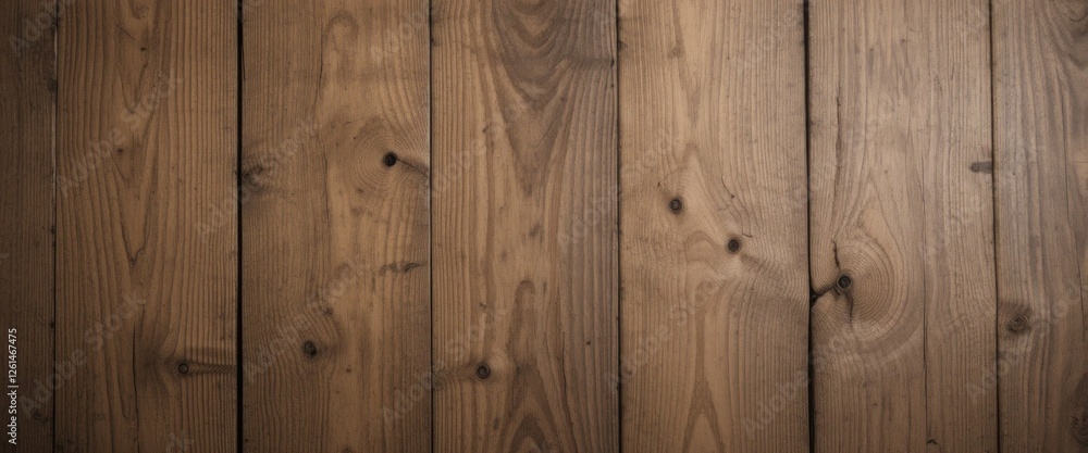 Rustic Wooden Planks Background with Natural Wood Grain and Knot Details Rustic Wooden Planks Background with Natural Wood Grain and Knot Details