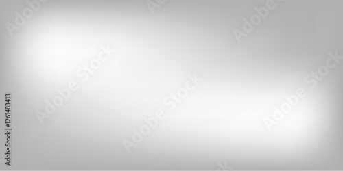 Silver foil background with metal mirror texture. Chrome gradient surface with light gloss
