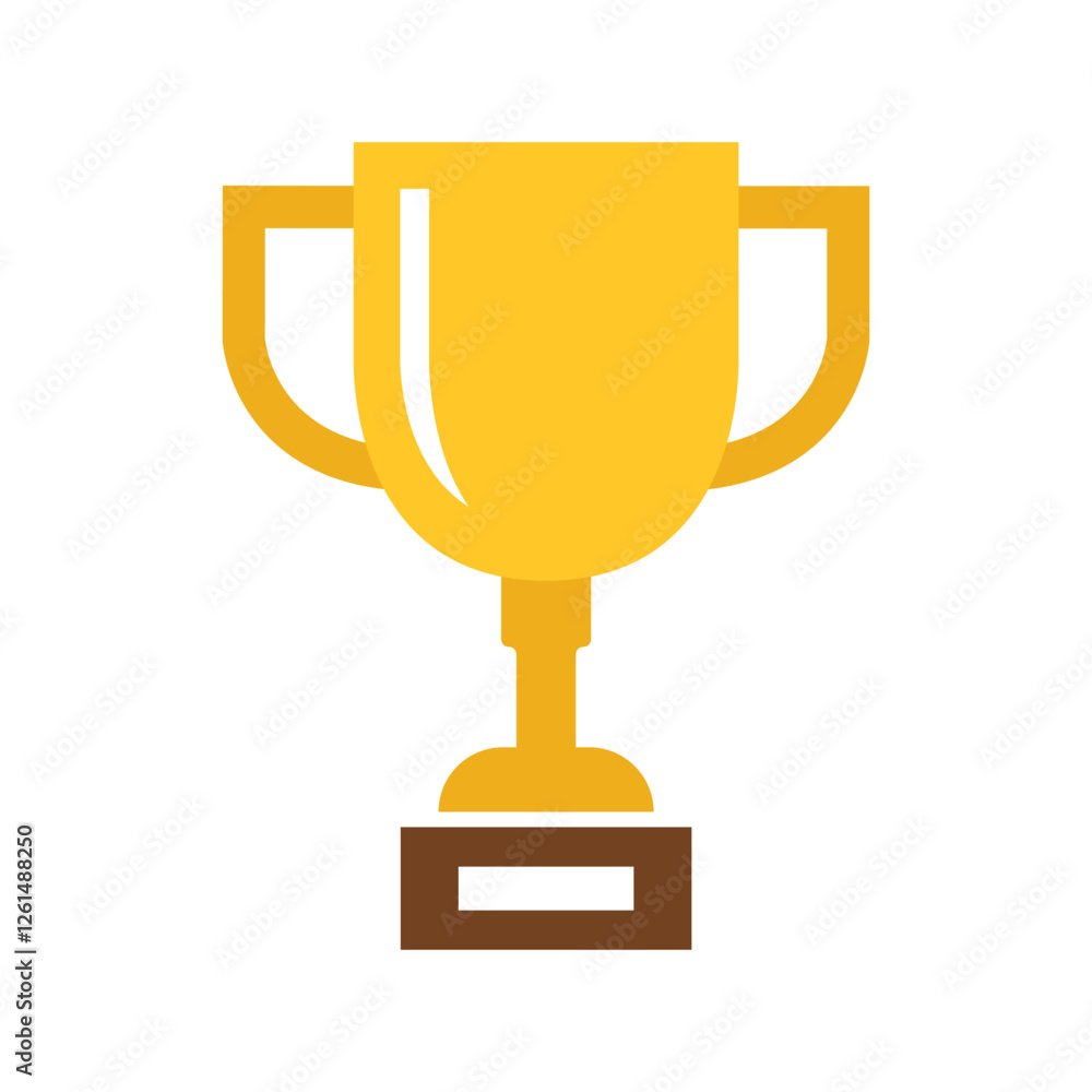 Vector Golden Trophy Icon. Trophy Symbol Vector Golden Trophy Icon. Trophy Symbol
