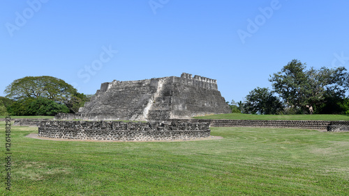 Obraz na płótnie Cempoala Archaeological Site, Veracruz State, Mexico w salonie