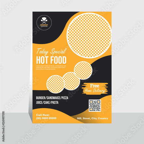 Food And Restaurant Flyer Layout