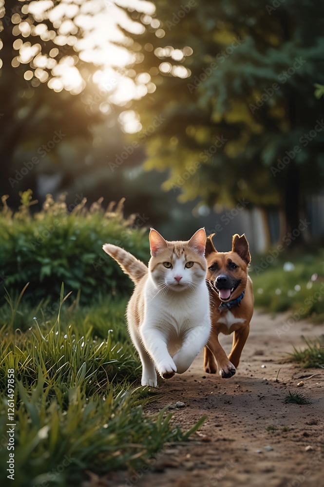 cat and dog cat and dog
