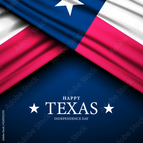 Happy Texas Independence Day Background illustration