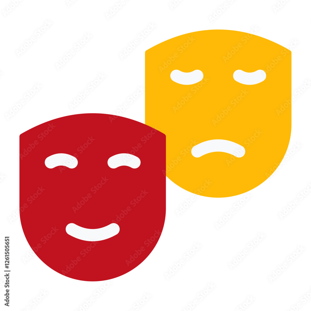 Fototapeta premium comedy and tragedy mask