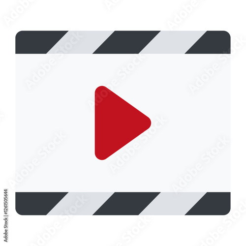 movie clapper board icon