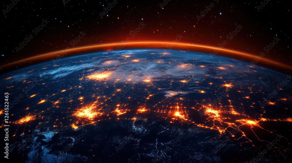 A metallic cyber globe with glowing circuits, pulsating neon lines linking cities, visualizing chaotic global communication and data flow A metallic cyber globe with glowing circuits, pulsating neon lines linking cities, visualizing chaotic global communication and data flow