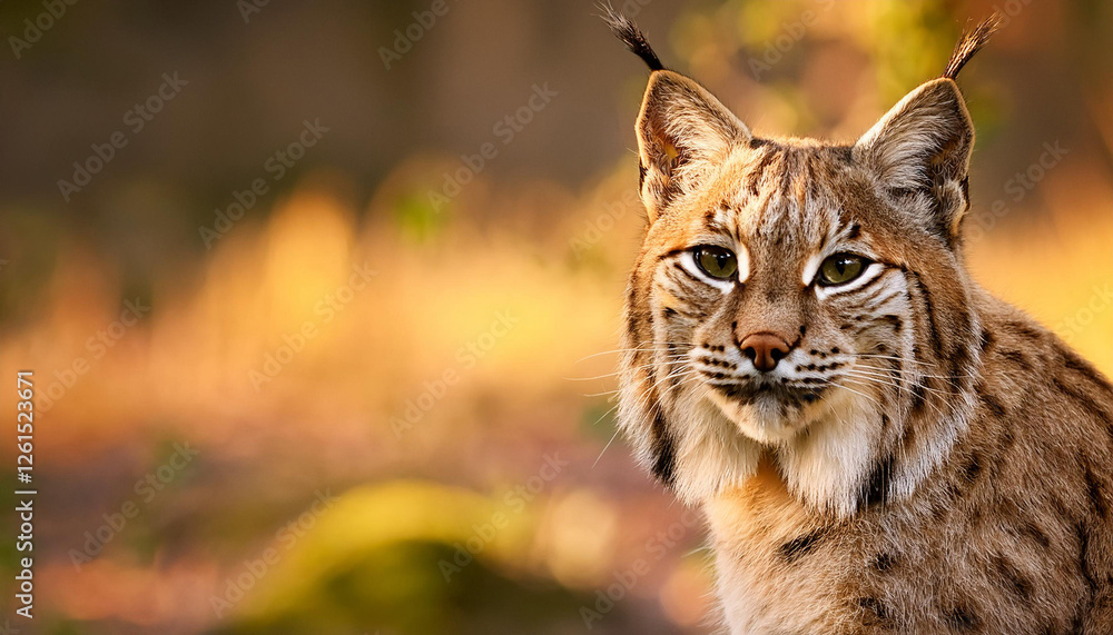 Fototapeta premium Close-Up of a Bobcat