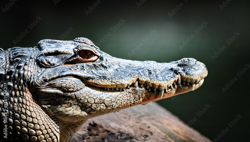 Fototapeta premium Close-Up of a Crocodile
