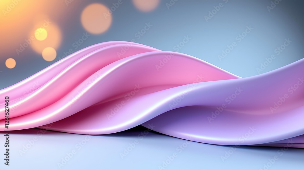 Abstract Pink and Purple Wave Form Design Abstract Pink and Purple Wave Form Design