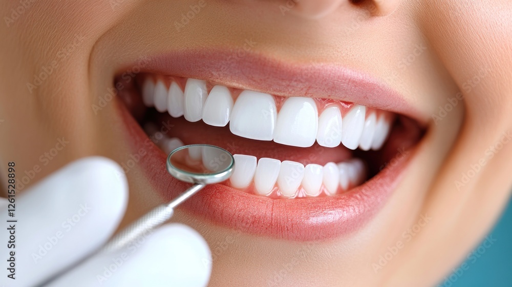 Fototapeta premium Perfect Smile: Dental Checkup and Healthy Teeth