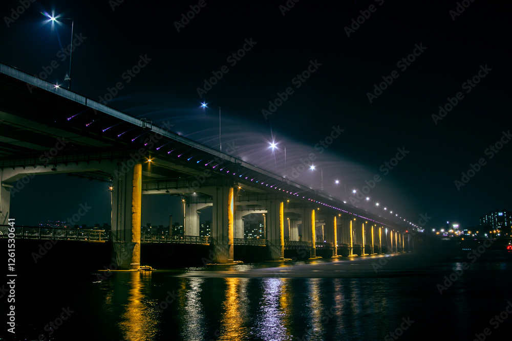 반포대교 무지개분수