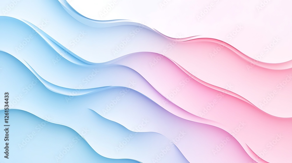Abstract Pastel Waves Design Background Image Abstract Pastel Waves Design Background Image