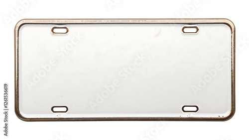 Blank Metal License Plate for Custom Design