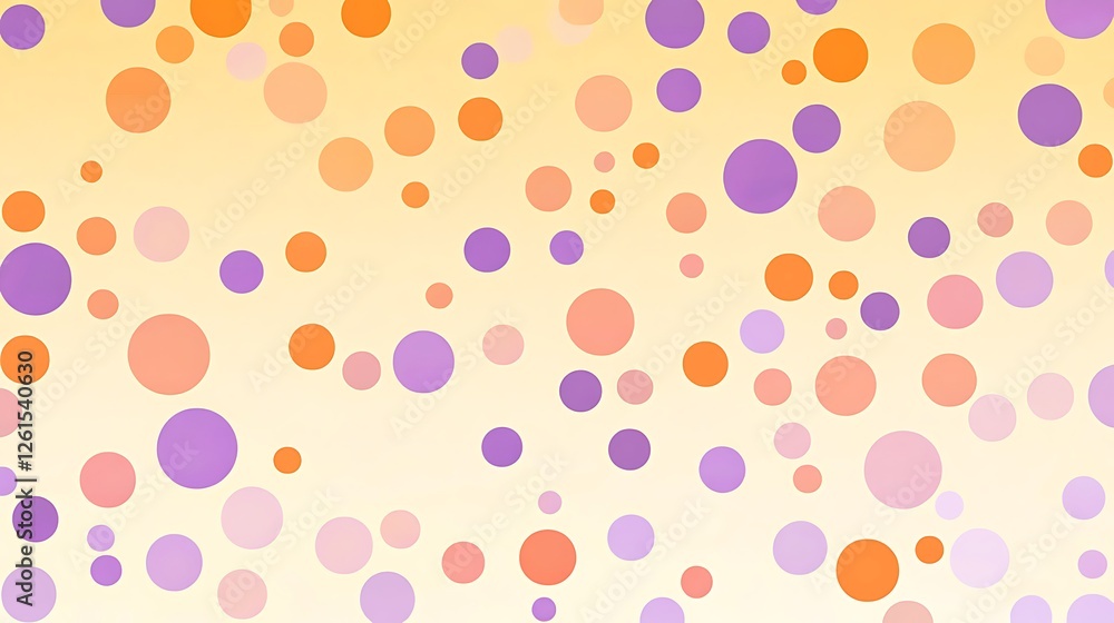 Abstract Background Featuring Pastel Circles Abstract Background Featuring Pastel Circles