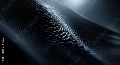 Abstract Dark Wave:  Digital Particle Flow Texture