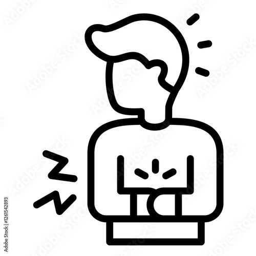 Abdominal Pain Icon
