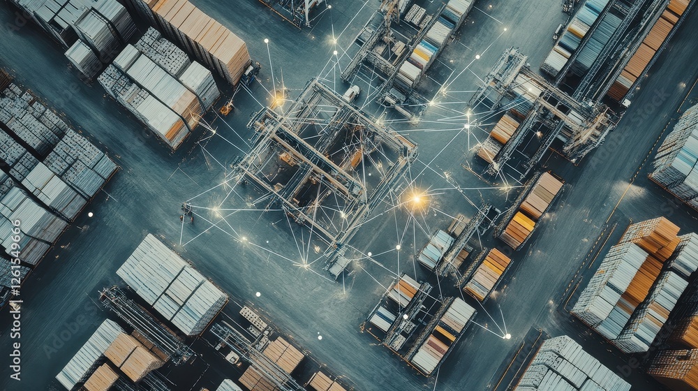 Global network with interconnected warehouses, e-commerce logistics expansion. Global network with interconnected warehouses, e-commerce logistics expansion.