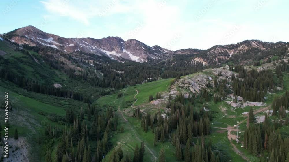 Albion Basin in Utah. High Quality Video. Albion Basin in Utah. High Quality Video.