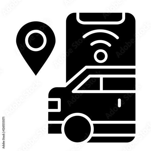 Ride-Hailing Icon