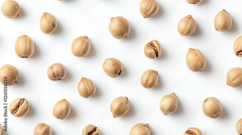 Assorted Raw Seeds on a White Background for Healthy Eating, Cooking, and Nutrition Themes, Including Plant-Based Ingredients for Culinary Use Assorted Raw Seeds on a White Background for Healthy Eating, Cooking, and Nutrition Themes, Including Plant-Based Ingredients for Culinary Use