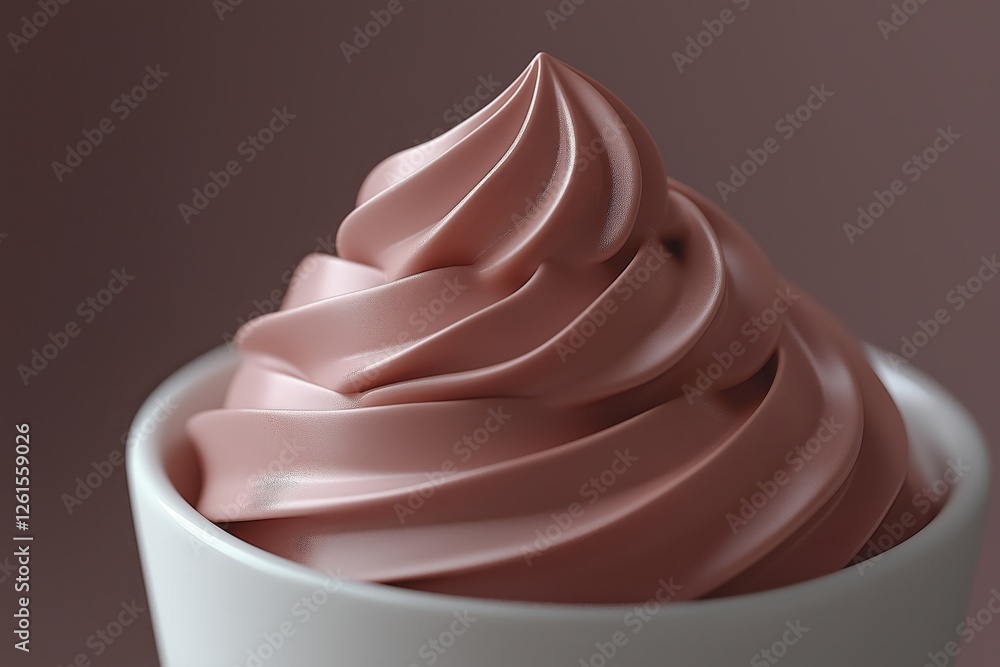 Close-up view of creamy mayonnaise swirled elegantly in a white bowl, highlighting its smooth texture ideal for various dishes Close-up view of creamy mayonnaise swirled elegantly in a white bowl, highlighting its smooth texture ideal for various dishes