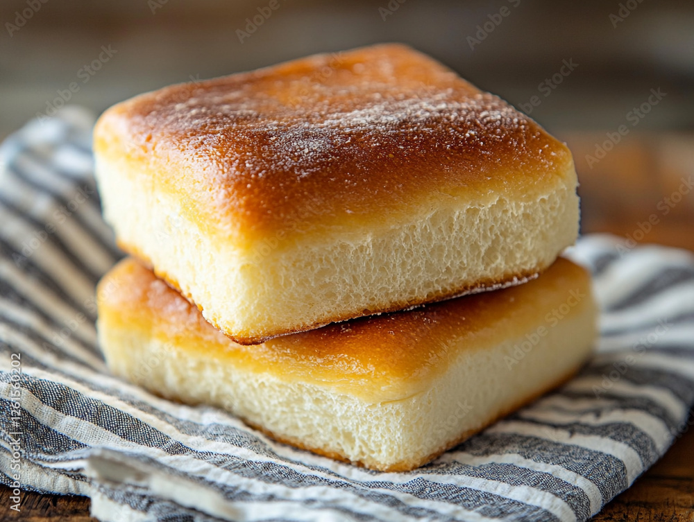 Bakery-Fresh Square Rolls with a Rustic Look Bakery-Fresh Square Rolls with a Rustic Look