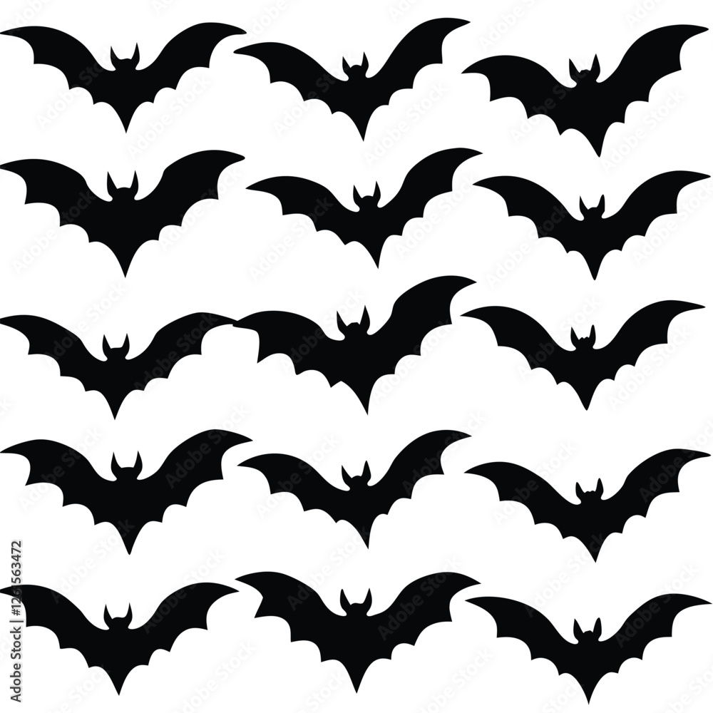 Naklejka premium halloween seamless pattern