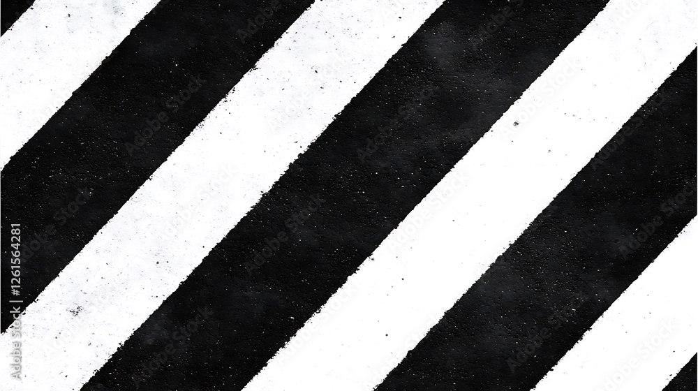 Fototapeta premium Alternating Diagonal Stripes Pattern Black and White Design Contemporary Aesthetic Graphic Style