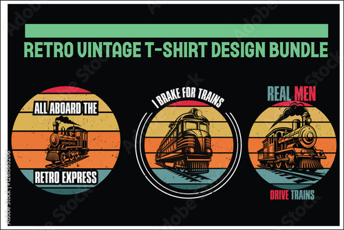 train retro vintage t-shirt, steam train t-shirt, railroad t-shirt design, vintage locomotive shirt, old train graphic tee, train lover gift, classic train apparel, railway nostalgia tee, retro.