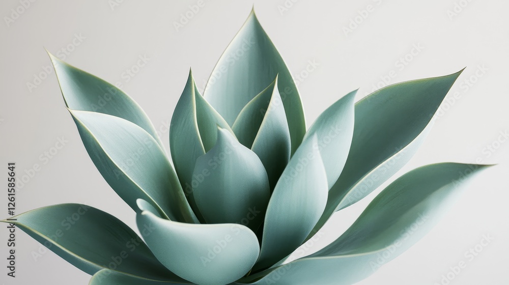 60.A clean, minimalistic render of the Fox Tail Agave, emphasizing its smooth, arching leaves and natural green gradients, ideal for botanical compositions on a white background. 60.A clean, minimalistic render of the Fox Tail Agave, emphasizing its smooth, arching leaves and natural green gradients, ideal for botanical compositions on a white background.