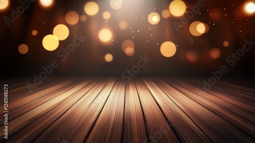 Wallpaper Mural A softly illuminated interior background with glowing bokeh lights, ideal for branding, messaging, or elegant decor. Torontodigital.ca