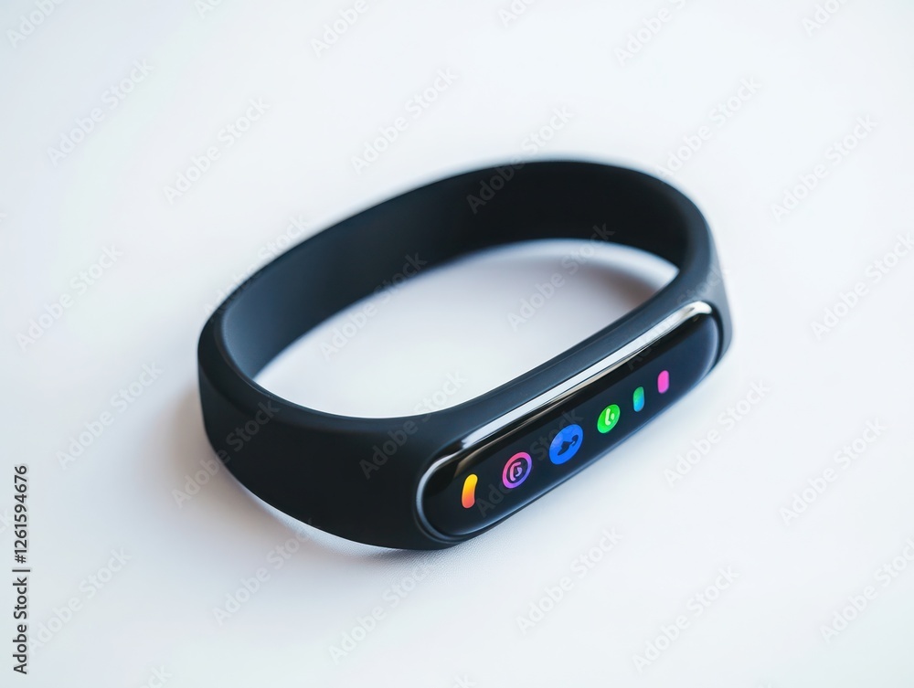 Fitness tracker isolated on white background Fitness tracker isolated on white background