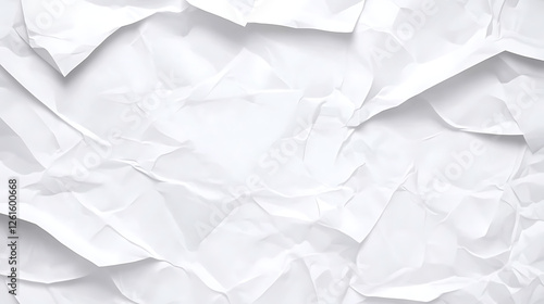 Wallpaper Mural Crumpled White Paper Texture Background Graphic Design Element Backdrop Blank Sheet Surface Effect Grunge Torontodigital.ca