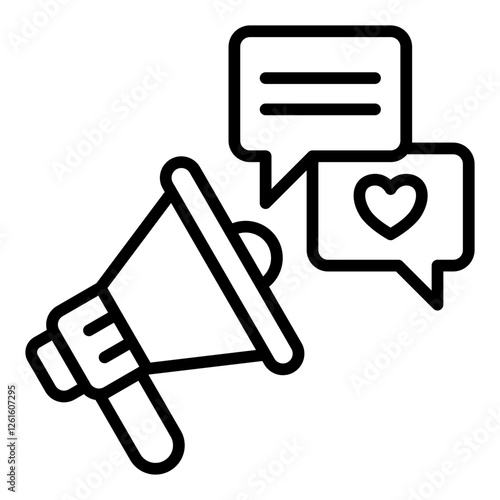 Digital Marketing Icon. Vector Illustration. Symbol of Online Advertising and SEO