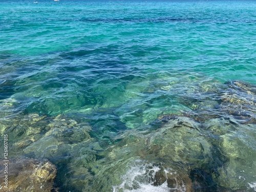 Wallpaper Mural blue sea water Torontodigital.ca