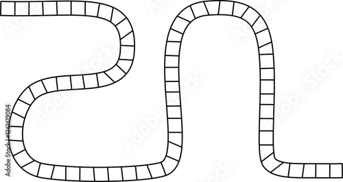 board game path outline