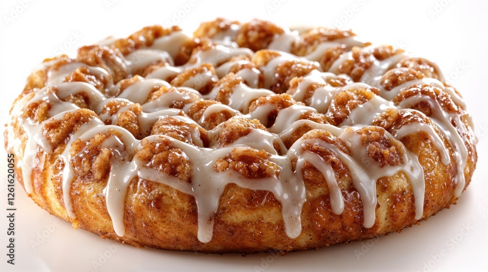 A mouthwatering cinnamon roll cake, with its soft, fluffy texture and a glaze drizzled elegantly over swirls, beckons dessert enthusiasts to indulge in its nostalgic flavors and aroma. A mouthwatering cinnamon roll cake, with its soft, fluffy texture and a glaze drizzled elegantly over swirls, beckons dessert enthusiasts to indulge in its nostalgic flavors and aroma.