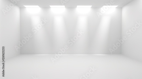 Wallpaper Mural Unravel the Magic of a White Background with Gradient Light Effect: A Visual Symphony of Soft Transitions and Illuminated Elegance. This captivating combination creates a dreamy, ethereal atmosphere,  Torontodigital.ca