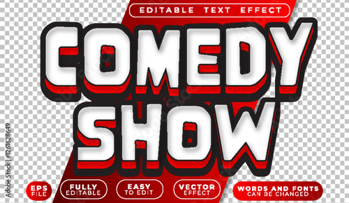  Comedy Show Standup Fully Editable Vector Text File