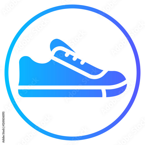shoes gradient icon