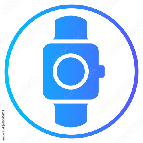 smartwatch gradient icon