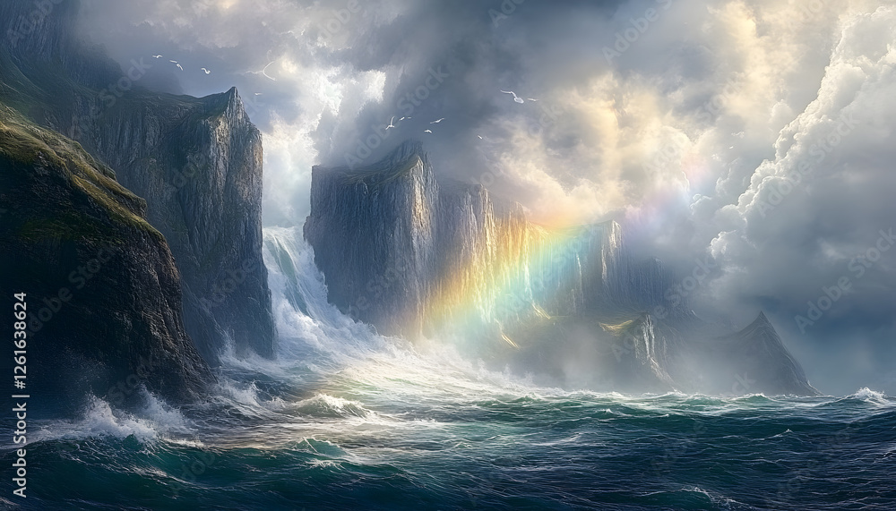 Fototapeta premium A Journey Through Stunning Landscapes