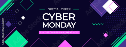 Cyber monday background