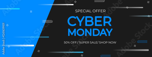 Cyber monday celebration template