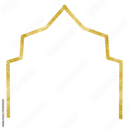 Golden Frame for Ramadan