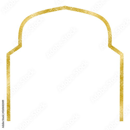 Golden Frame for Ramadan