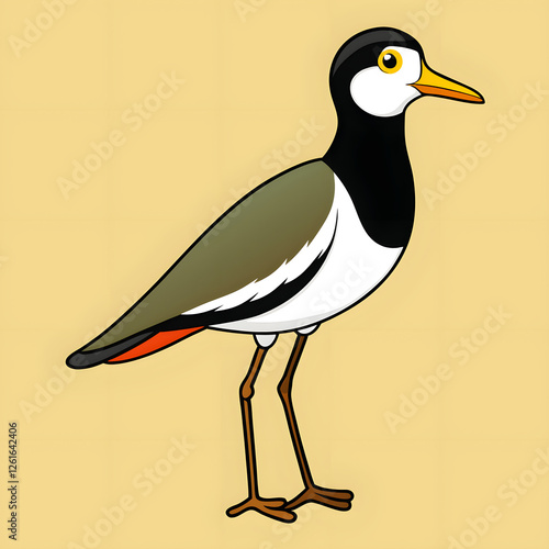 vector illustration of a bird