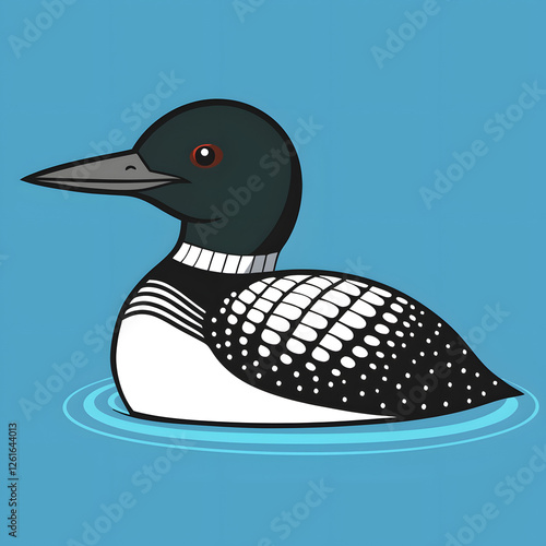 illustration of a duck